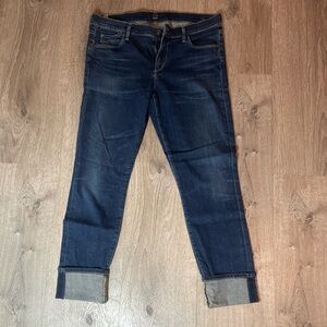 Citizens Of Humanity Dark Blue Ankle Jeans